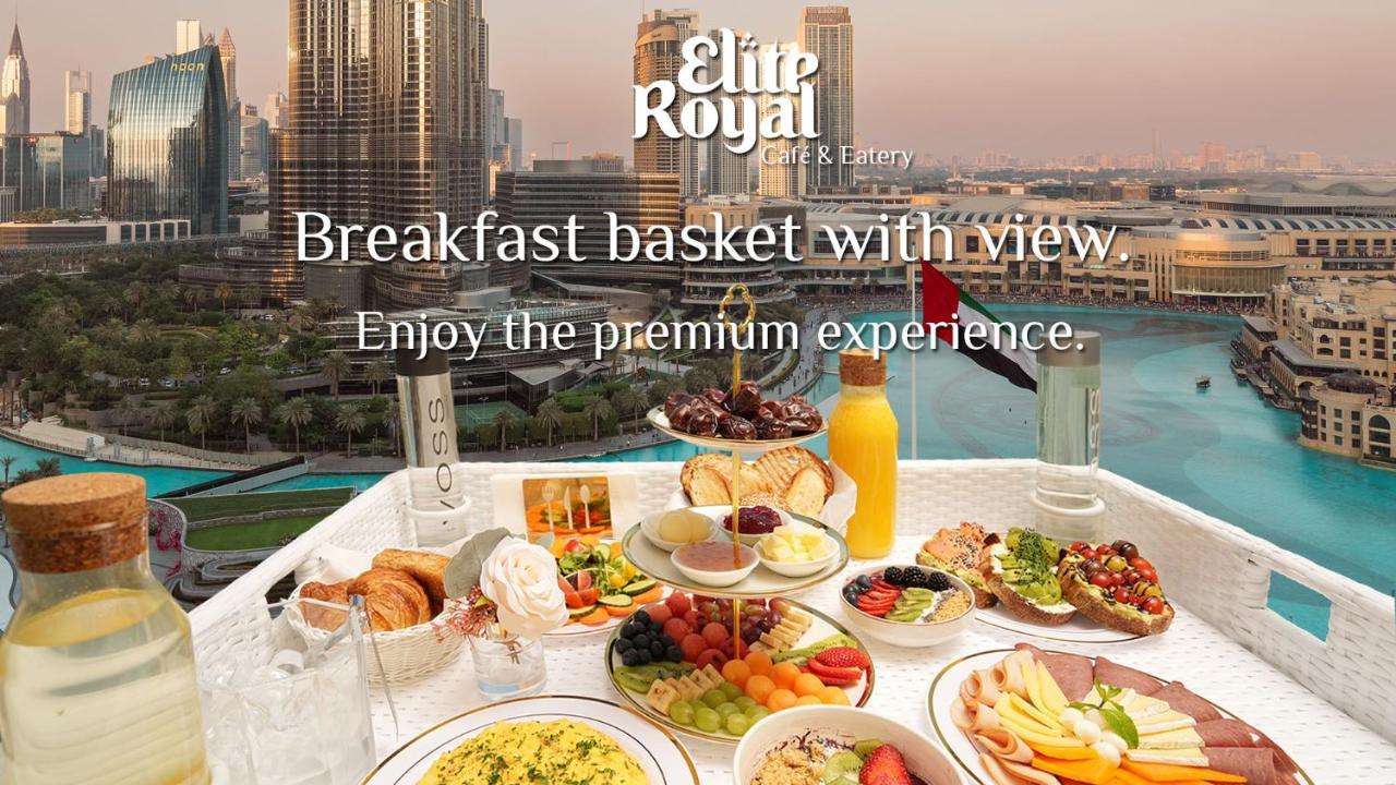 Elite Royal Apartment - Full Burj Khalifa & Fountain View - Opal - 2 Bedrooms Plus 1 Open Bedroom Without Partition Dubái Exterior foto
