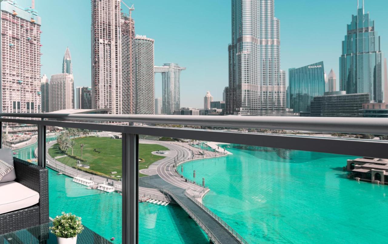Elite Royal Apartment - Full Burj Khalifa & Fountain View - Opal - 2 Bedrooms Plus 1 Open Bedroom Without Partition Dubái Exterior foto