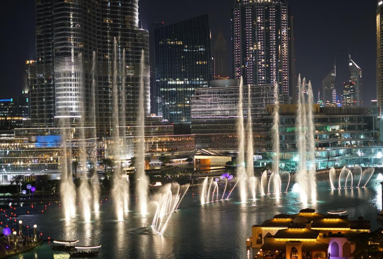 Elite Royal Apartment - Full Burj Khalifa & Fountain View - Opal - 2 Bedrooms Plus 1 Open Bedroom Without Partition Dubái Exterior foto