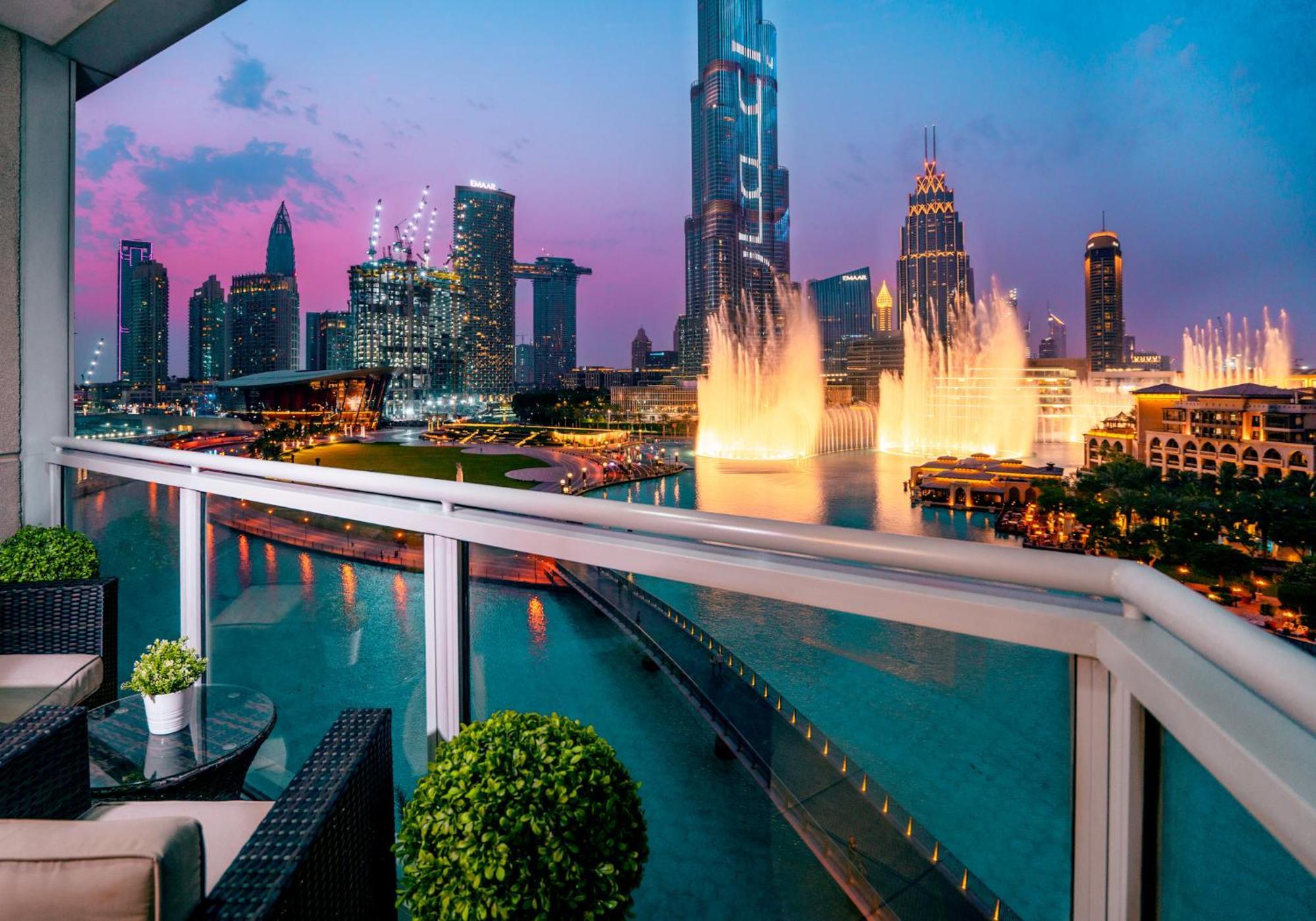 Elite Royal Apartment - Full Burj Khalifa & Fountain View - Opal - 2 Bedrooms Plus 1 Open Bedroom Without Partition Dubái Exterior foto