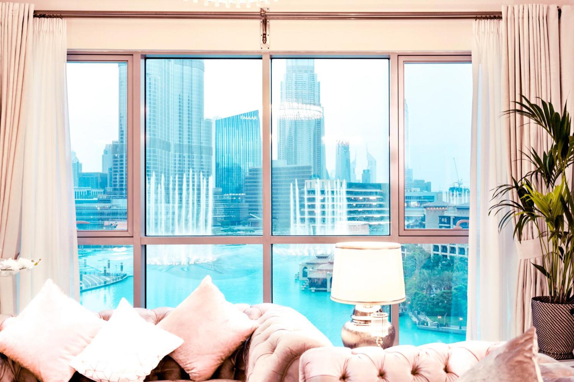 Elite Royal Apartment - Full Burj Khalifa & Fountain View - Opal - 2 Bedrooms Plus 1 Open Bedroom Without Partition Dubái Exterior foto
