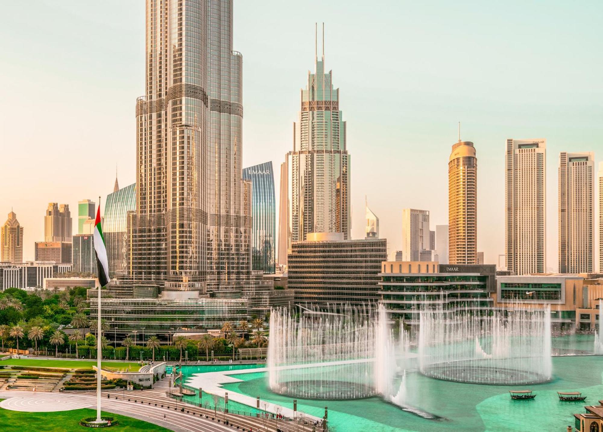 Elite Royal Apartment - Full Burj Khalifa & Fountain View - Opal - 2 Bedrooms Plus 1 Open Bedroom Without Partition Dubái Exterior foto